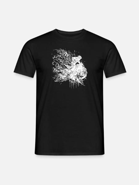 Racing Motorcycle Splash Style - Men's T-Shirt - black