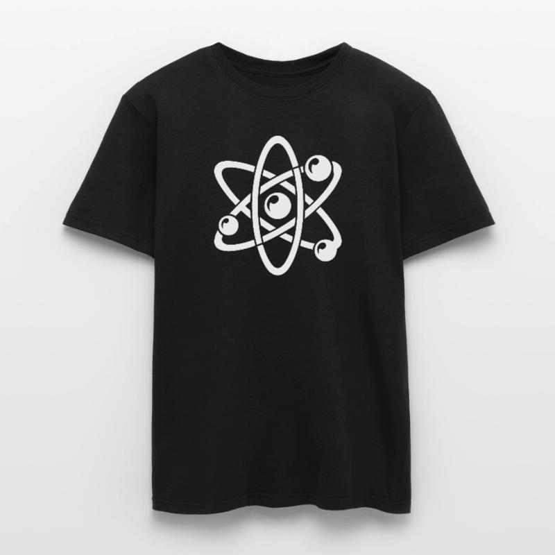 Atomic Nucleus Physics Atom Electron Atomic Model Men’s T-shirt