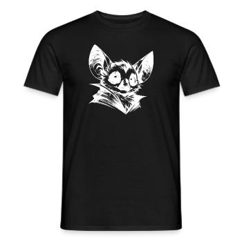 Niedliches Fledermaus Baby Kinder Bleistiftskizze - Männer T-Shirt - Schwarz - Vorne - AI Model Male 178 light (178cm)