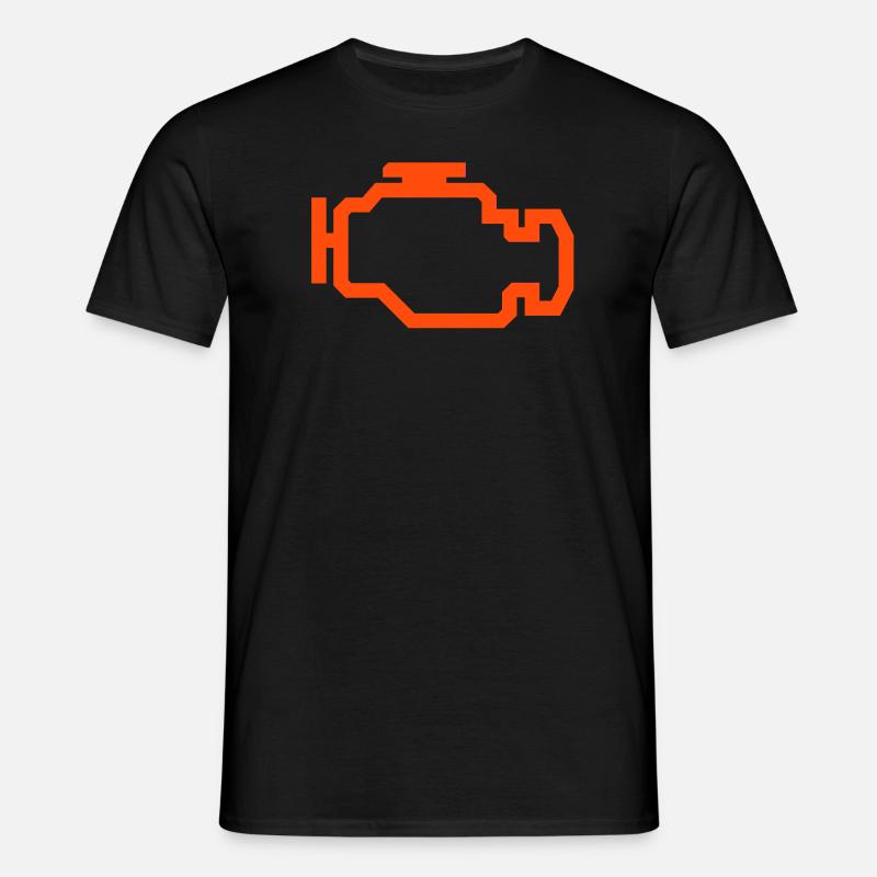 Check Engine Light - Men's T-Shirt - black