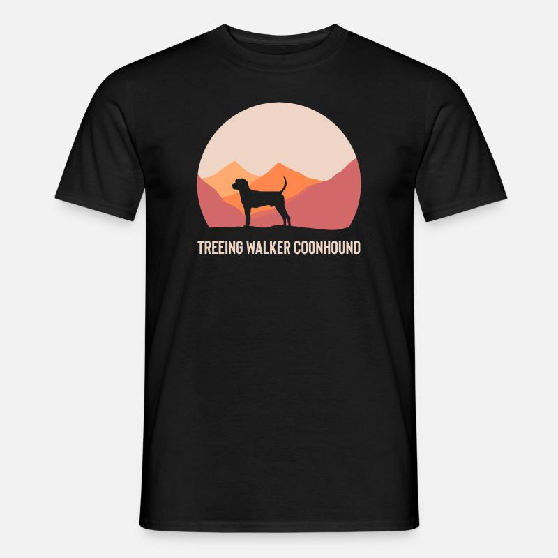Treeing Walker Coonhound - T-shirt homme - noir