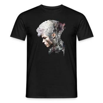 Anime No11 - Männer T-Shirt - Schwarz - Vorne - AI Model Male 178 light (178cm)