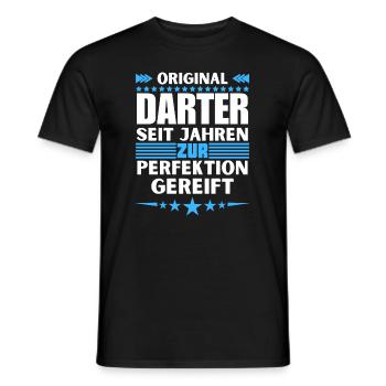Darter matured to perfection - Men's T-Shirt - black - Front - AI Model Male 178 light (178cm)