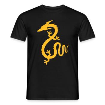 Dragon - Men's T-Shirt - black - Front - AI Model Male 178 light (178cm)