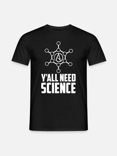 Atheist Anti Relegion Atheismus Agnostiker - T-shirt herr - svart