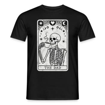 Tarot The Dad - Men's T-Shirt - black - Front - AI Model Male 178 light (178cm)