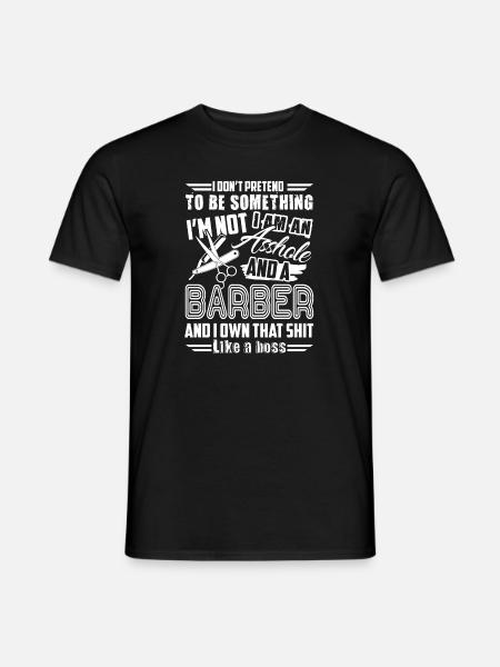 Barber I Am A Barber - Men's T-Shirt - black