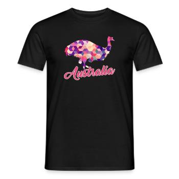 Emu From Australia - Men's T-Shirt - black - Front - AI Model Male 178 light (178cm)