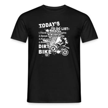 Dirt Bike Ride My Dirt Bike - Men's T-Shirt - black - Front - AI Model Male 178 light (178cm)