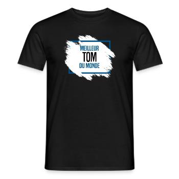 Tom - T-shirt homme - noir - Devant - AI Model Male 178 light (178cm)