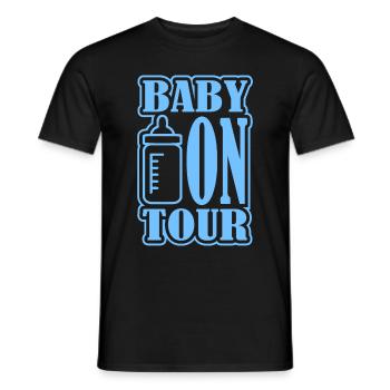 Bébé en tournée - T-shirt homme - noir - Devant - AI Model Male 178 light (178cm)
