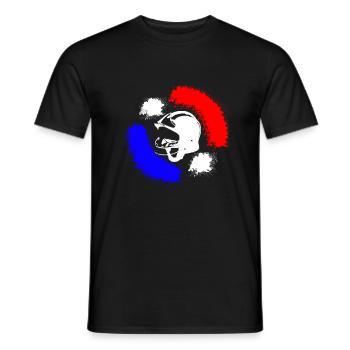 sapeur pompier de france - T-shirt homme - noir - Devant - AI Model Male 178 light (178cm)