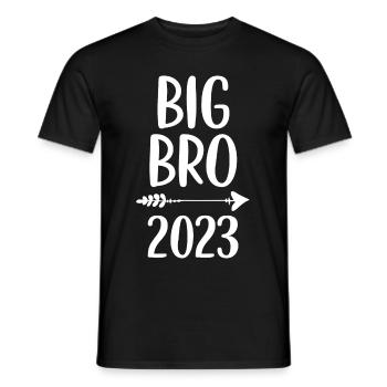 Big Brother 2023 Big Bro 23 - Men's T-Shirt - black - Front - AI Model Male 178 light (178cm)