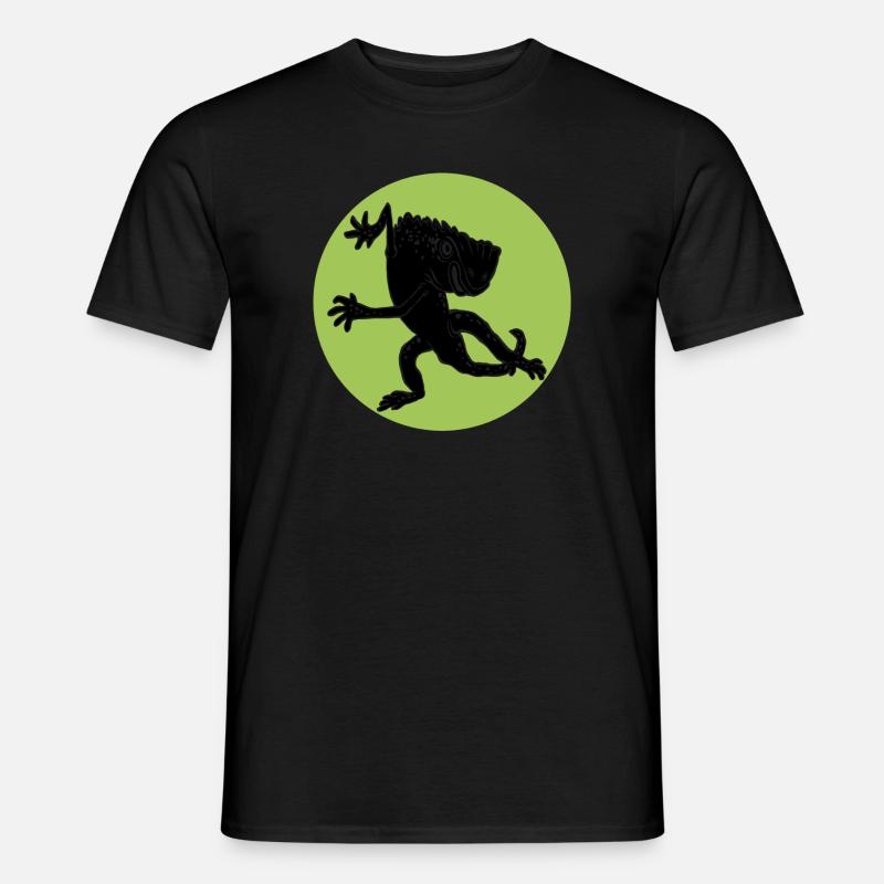 tanzende Echse - Männer T-Shirt - undefined