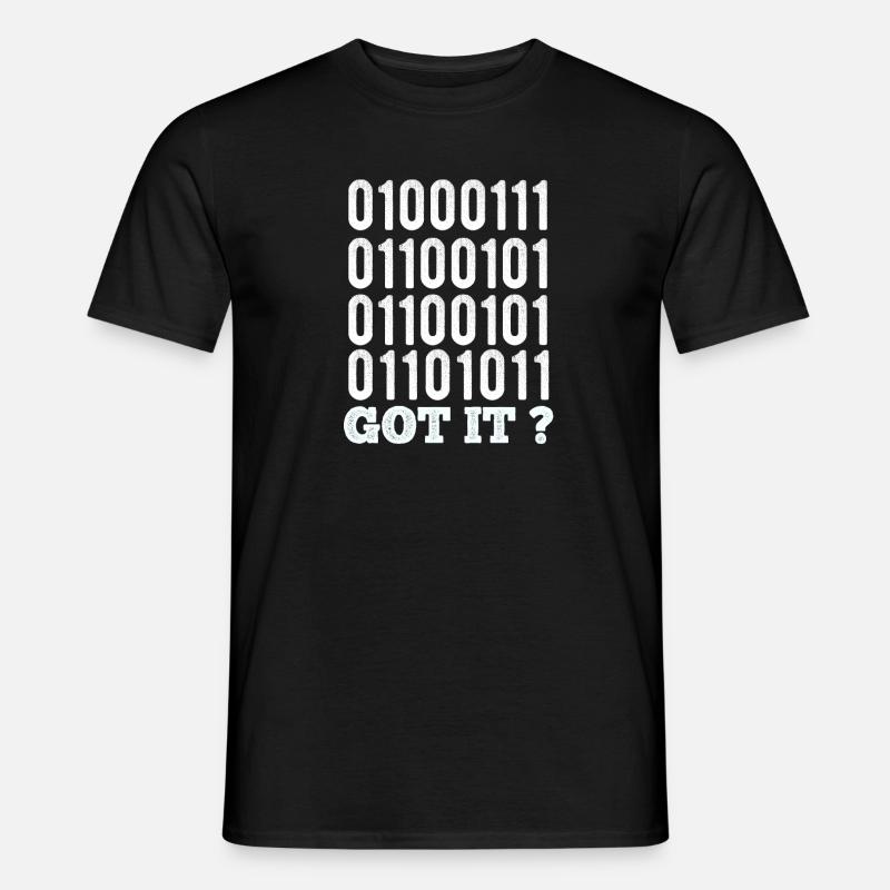 Code binaire - Vous l’avez compris - T-shirt homme - noir