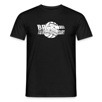 Joueurs de volley-ball de volley-ball - T-shirt homme - noir - Devant - AI Model Male 178 light (178cm)