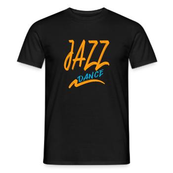 Jazz dance T-shirt Gift idea for dancers - Men's T-Shirt - black - Front - AI Model Male 178 light (178cm)