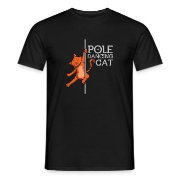 Yoga Work Out Gift - Men's T-Shirt - black - Front - AI Model Male 178 light (178cm)