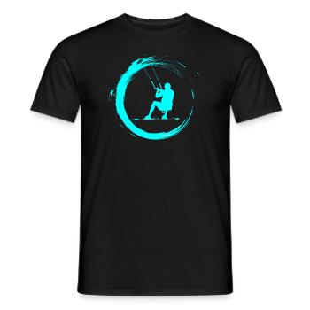 kiter - T-shirt homme - noir - Devant - AI Model Male 178 light (178cm)