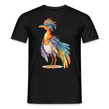 Niedlicher Archaeopteryx Pastell Dino Design - Männer T-Shirt - Schwarz - Vorne - AI Model Male 178 light (178cm)