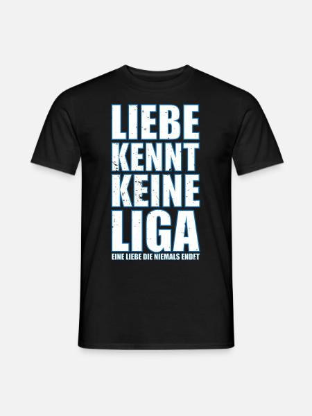 Liebe kennt keine Liga - Gelsenkirchen Ruhrpott - Männer T-Shirt - Schwarz