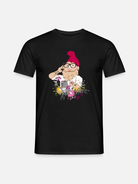 Garden Hipster - Men's T-Shirt - black