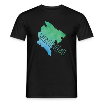montenegro - T-shirt homme - noir - Devant - AI Model Male 178 light (178cm)