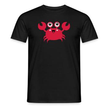 Niedlicher Krebs - Männer T-Shirt - Schwarz - Vorne - AI Model Male 178 light (178cm)