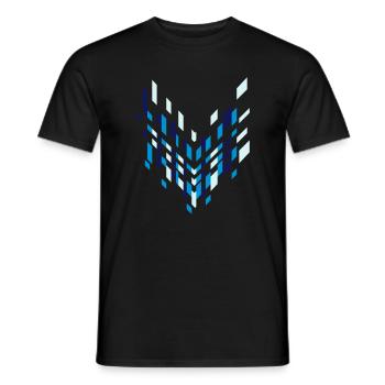 Graphic arrow - Men's T-Shirt - black - Front - AI Model Male 178 light (178cm)