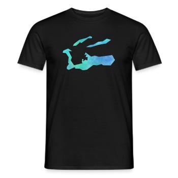 Cayman Islands - Men's T-Shirt - black - Front - AI Model Male 178 light (178cm)