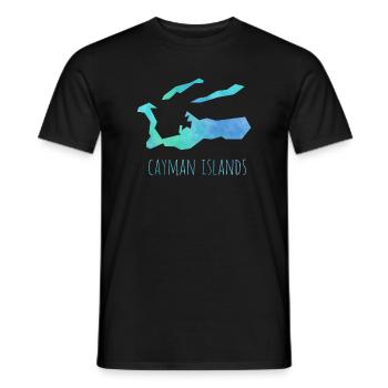 Cayman Islands - Men's T-Shirt - black - Front - AI Model Male 178 light (178cm)
