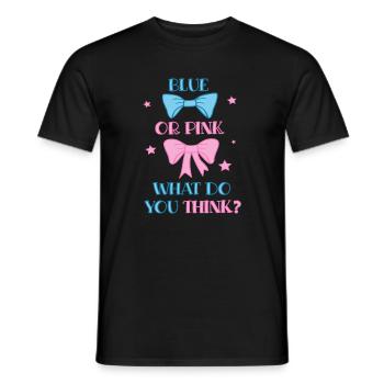 Baby Gender Reveal Party - T-shirt homme - noir - Devant - AI Model Male 178 light (178cm)