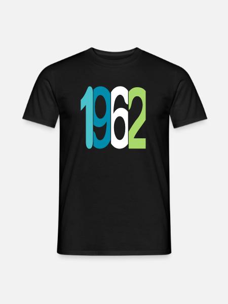 Established 1962 - Männer T-Shirt - Schwarz