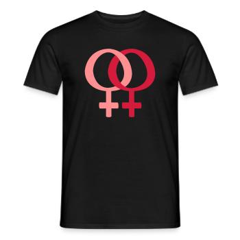 Femme & Femme - T-shirt homme - noir - Devant - AI Model Male 178 light (178cm)
