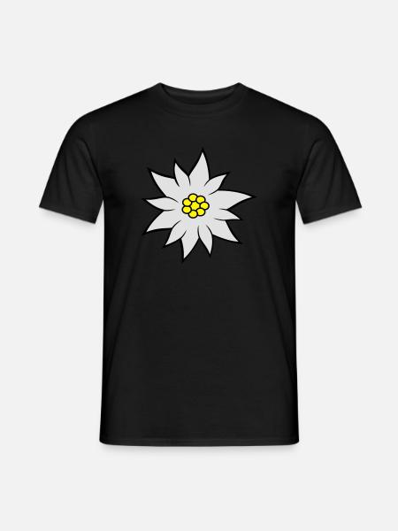 Edelweiss - Men's T-Shirt - black
