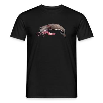 Avec cachalot calmars - cachalot - Cachalot - T-shirt homme - noir - Devant - AI Model Male 178 light (178cm)