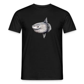 Moonfish - ocean sunfish - Poisson lune Mola mola - Men's T-Shirt - black - Front - AI Model Male 178 light (178cm)