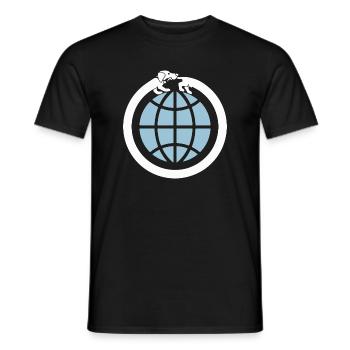 Terre de teckel - T-shirt homme - noir - Devant - AI Model Male 178 light (178cm)