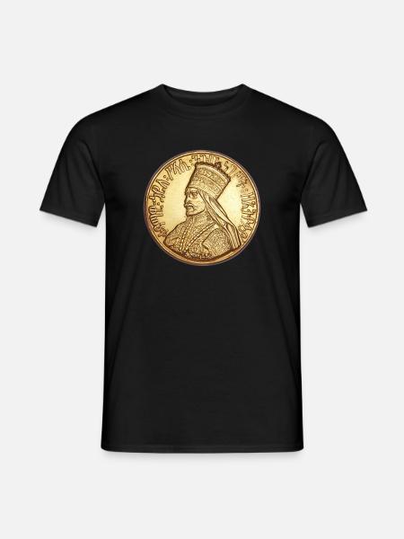 Haile Selassie I Jah Rastafari Rasta Reggae Roots - Männer T-Shirt - Schwarz
