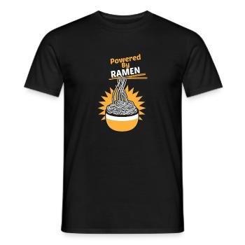 RAMEN NOODLES JAPANESE - JAPAN NOODLES MEME - Men's T-Shirt - black - Front - AI Model Male 178 light (178cm)