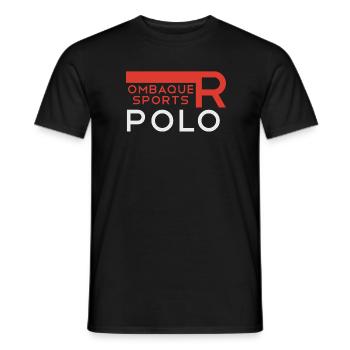 POLO Polo Sportbekleidung Polospieler Polo - Männer T-Shirt - Schwarz - Vorne - AI Model Male 178 light (178cm)
