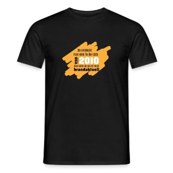 Da entdeckt man eine To-Do-Liste von 2010 und .... - Männer T-Shirt - Schwarz - Vorne - AI Model Male 178 light (178cm)