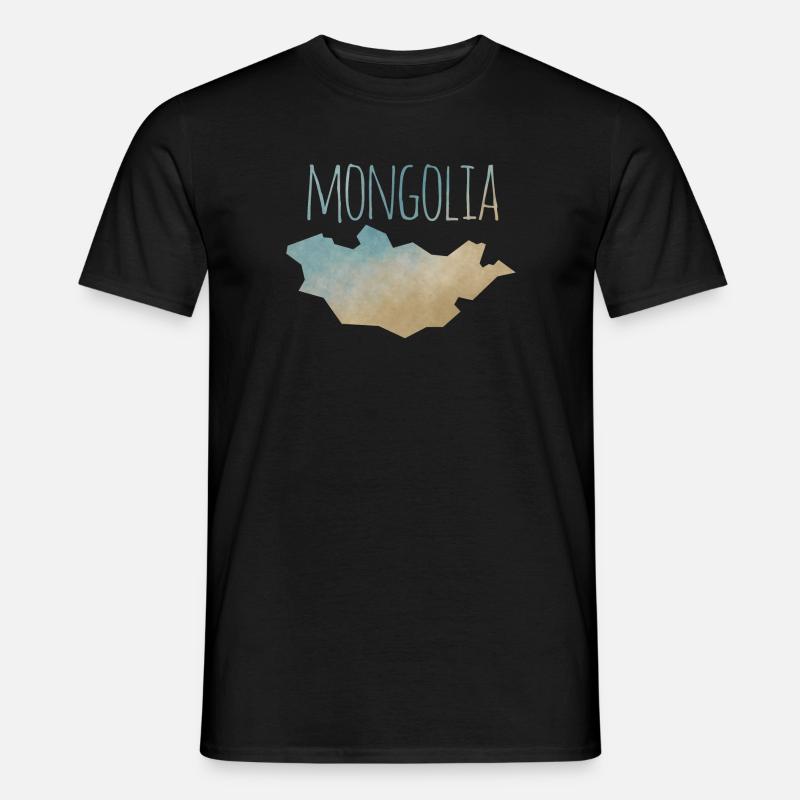 Mongolia - Männer T-Shirt - Schwarz