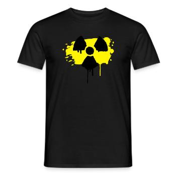 Un signe de radio actif comme un graffiti - T-shirt homme - noir - Devant - AI Model Male 178 light (178cm)