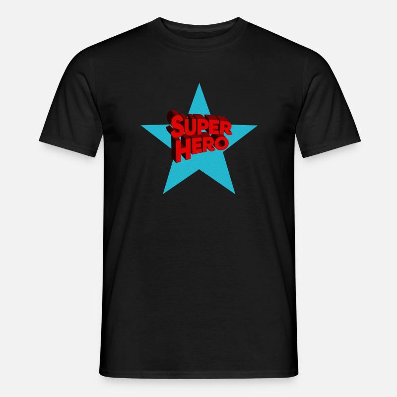 Supereroi supereroi - Mænd T-shirt - sort
