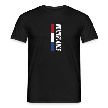 Niederlande / Geschenk / Geschenkidee - Männer T-Shirt - Schwarz - Vorne - AI Model Male 178 light (178cm)