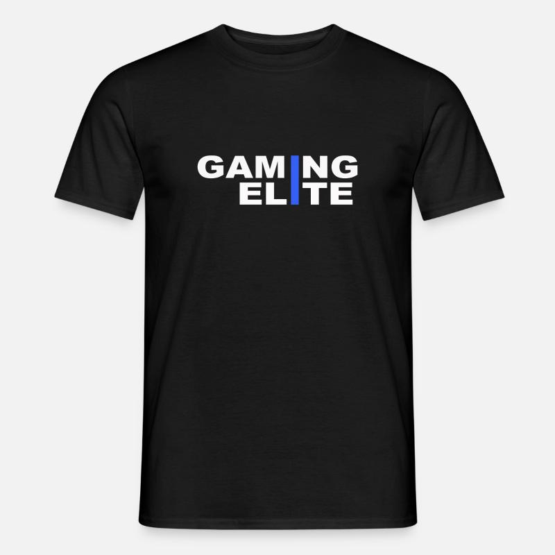 Gaming Elite - Männer T-Shirt - Schwarz