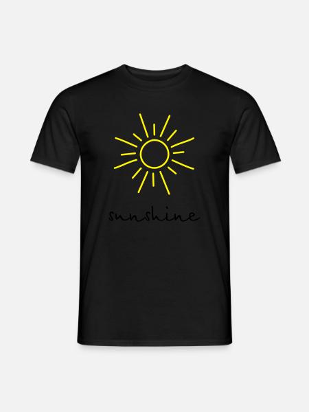 sunshine Sun - Men's T-Shirt - black