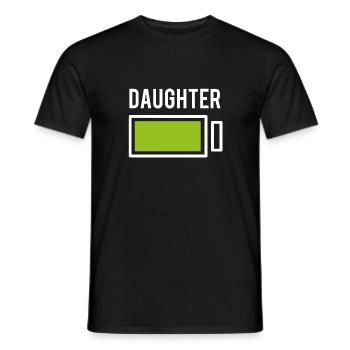 Tochter Partnerlook Familienlook Famillie Mädchen - Männer T-Shirt - Schwarz - Vorne - AI Model Male 178 light (178cm)