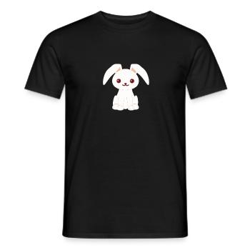 Lapin Lapin Lapin Lapin Lapin - T-shirt homme - noir - Devant - AI Model Male 178 light (178cm)